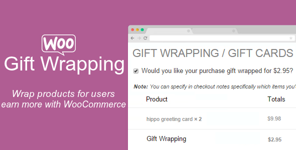 Gift Wrapping For WooCommerce Preview Wordpress Plugin - Rating, Reviews, Demo & Download