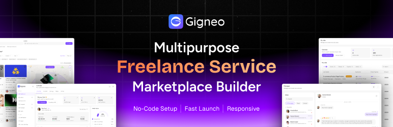 Gigneo – Multipurpose Freelance Service Marketplace Preview Wordpress Plugin - Rating, Reviews, Demo & Download