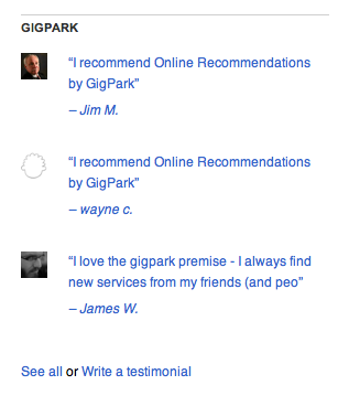 GigPark Preview Wordpress Plugin - Rating, Reviews, Demo & Download