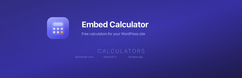 GimmeCalc Embed Preview Wordpress Plugin - Rating, Reviews, Demo & Download