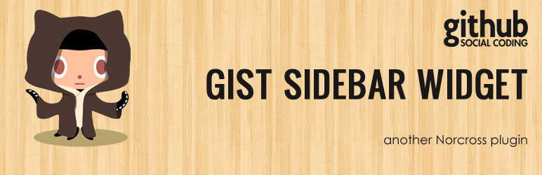 GitHub Gists Sidebar Widget Preview Wordpress Plugin - Rating, Reviews, Demo & Download