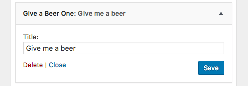 Give A Beer One Preview Wordpress Plugin - Rating, Reviews, Demo & Download