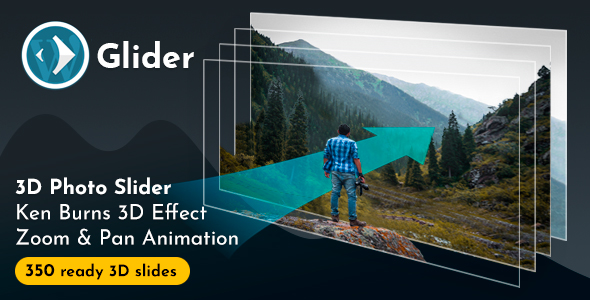 Glider 3D Photo Slider WordPress Plugin V1 - Rating, Reviews, Demo & Download