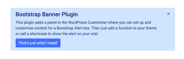 Global Bootstrap Banner Preview Wordpress Plugin - Rating, Reviews, Demo & Download