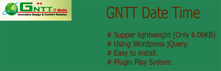 GNTT Date Time Preview Wordpress Plugin - Rating, Reviews, Demo & Download