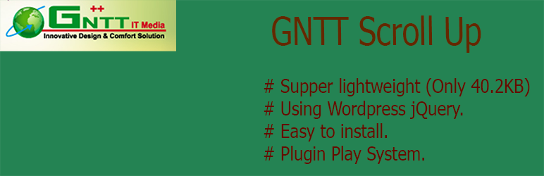 GNTT Scroll Up Preview Wordpress Plugin - Rating, Reviews, Demo & Download