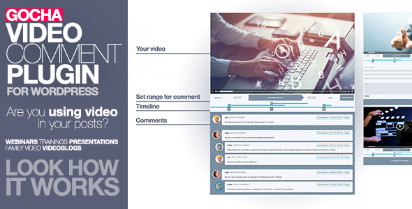 Gocha Video Comment Preview Wordpress Plugin - Rating, Reviews, Demo & Download