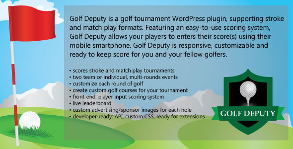 Golf Deputy Preview Wordpress Plugin - Rating, Reviews, Demo & Download