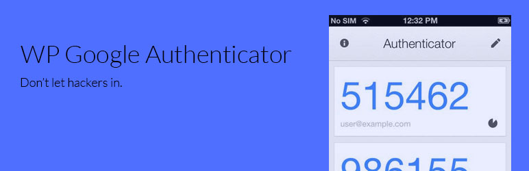Google Authenticator Plugin for Wordpress Preview - Rating, Reviews, Demo & Download