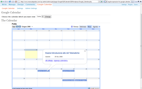 Google Calendar Plugin Preview - Rating, Reviews, Demo & Download