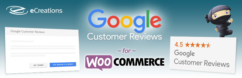 Google Customer Reviews For WooCommerce Preview Wordpress Plugin - Rating, Reviews, Demo & Download