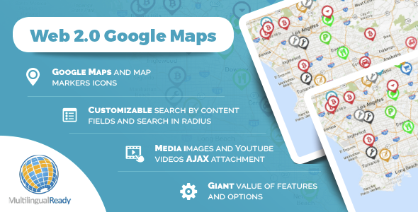 Google Maps Locator Plugin For WordPress Preview - Rating, Reviews, Demo & Download