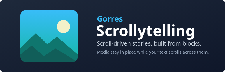 Gorres Scrollytelling Preview Wordpress Plugin - Rating, Reviews, Demo & Download
