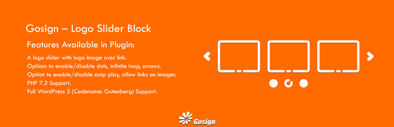 Gosign – Logo Slider Block Preview Wordpress Plugin - Rating, Reviews, Demo & Download