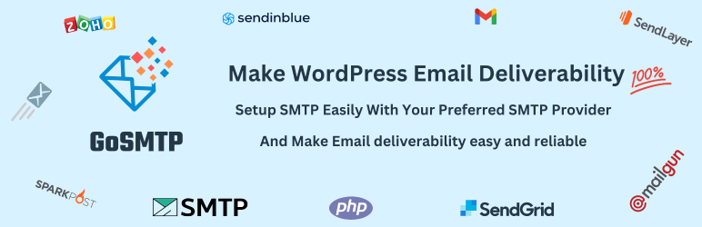 GoSMTP – SMTP Plugin for Wordpress Preview - Rating, Reviews, Demo & Download