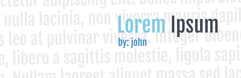 GR Lorem Ipsum Generator Preview Wordpress Plugin - Rating, Reviews, Demo & Download