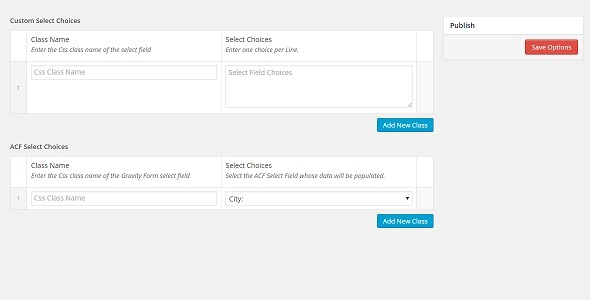 Gravity Forms ACF Select Field Choices Preview Wordpress Plugin - Rating, Reviews, Demo & Download