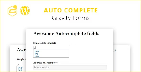 Gravity Forms Autocomplete (+address Field) Preview Wordpress Plugin - Rating, Reviews, Demo & Download