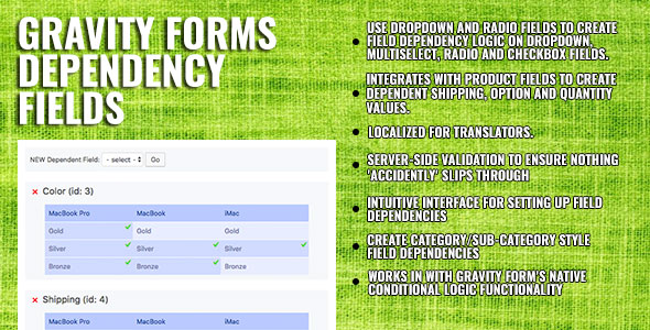 Gravity Forms Dependency Fields Preview Wordpress Plugin - Rating, Reviews, Demo & Download