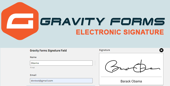Gravity Forms Digital  Signature Preview Wordpress Plugin - Rating, Reviews, Demo & Download
