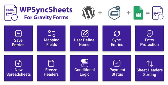 Gravity Forms Google Spreadsheet Addon – (Import / Export) Preview Wordpress Plugin - Rating, Reviews, Demo & Download