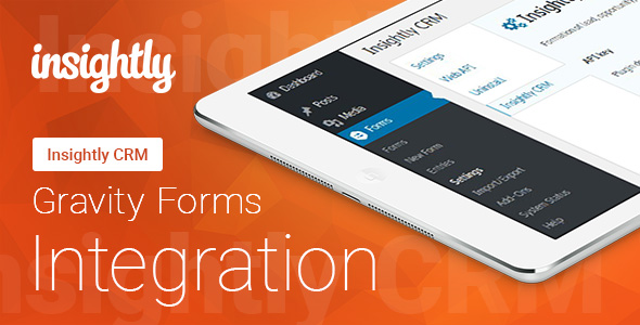 Gravity Forms – Insightly CRM – Integration Preview Wordpress Plugin - Rating, Reviews, Demo & Download