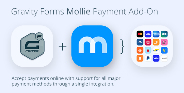 Gravity Forms Mollie Payment Add-On Preview Wordpress Plugin - Rating, Reviews, Demo & Download