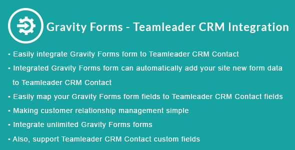 Gravity Forms – Teamleader CRM Integration Preview Wordpress Plugin - Rating, Reviews, Demo & Download