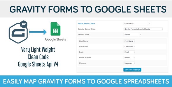 Gravity Forms To Google Sheets Preview Wordpress Plugin - Rating, Reviews, Demo & Download