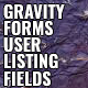 Gravity Forms User Listing Field
