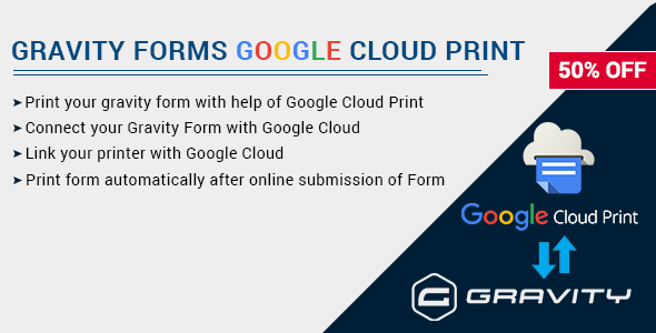 Gravity Forms With Google Cloud Printer Preview Wordpress Plugin - Rating, Reviews, Demo & Download