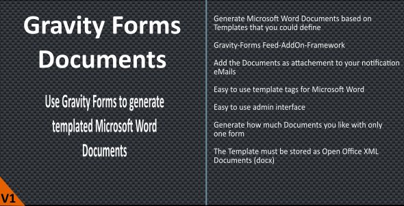 Gravity Forms (Word) Documents Preview Wordpress Plugin - Rating, Reviews, Demo & Download