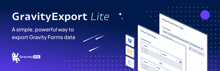 GravityExport Lite For Gravity Forms Preview Wordpress Plugin - Rating, Reviews, Demo & Download