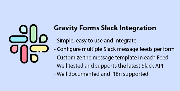 GravityForms Slack Integration Preview Wordpress Plugin - Rating, Reviews, Demo & Download