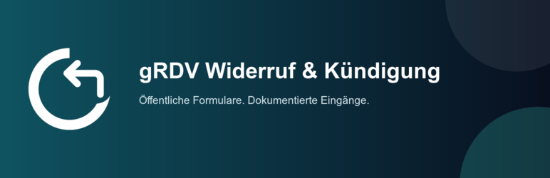 GRDV Cancellation & Contract Termination Preview Wordpress Plugin - Rating, Reviews, Demo & Download