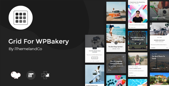 Grid For WPBakery Page Builder Preview Wordpress Plugin - Rating, Reviews, Demo & Download