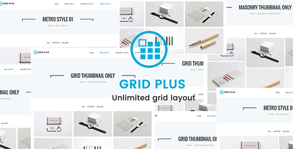 Grid Plus – Unlimited Grid Layout Preview Wordpress Plugin - Rating, Reviews, Demo & Download