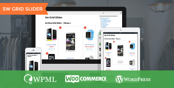 Grid Slider – WooCommerce WordPress Plugin Preview - Rating, Reviews, Demo & Download