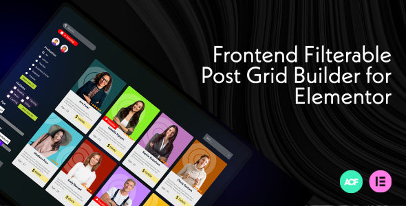GridBuilder X – Frontend Filterable Elementor Post Grid Builder Preview Wordpress Plugin - Rating, Reviews, Demo & Download