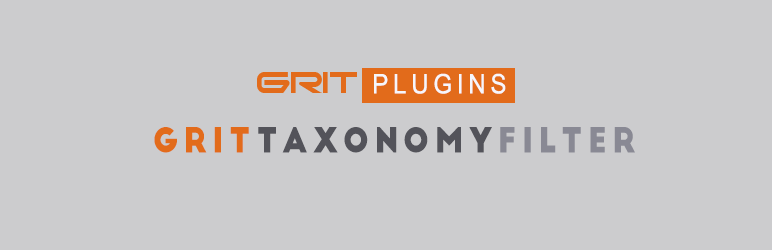 GRIT Taxonomy Filter Preview Wordpress Plugin - Rating, Reviews, Demo & Download