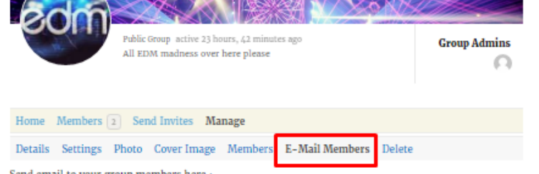Group Members Mail Plugin Preview - Rating, Reviews, Demo & Download