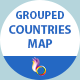 Grouped Or Individual Countries Map – WordPress