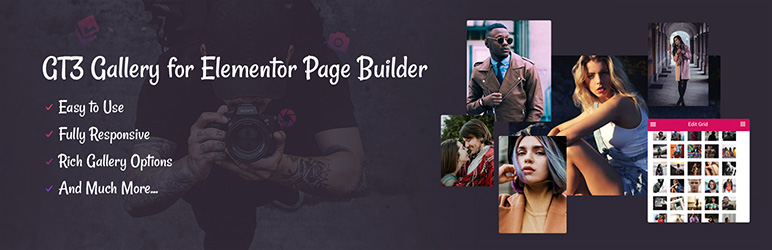 GT3 Elementor Photo Gallery Preview Wordpress Plugin - Rating, Reviews, Demo & Download