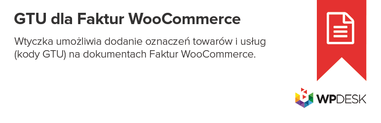 GTU Dla Faktur WooCommerce Preview Wordpress Plugin - Rating, Reviews, Demo & Download