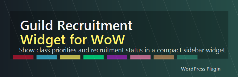 Guild Recruitment Widget For WoW Preview Wordpress Plugin - Rating, Reviews, Demo & Download