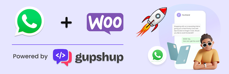 Gupshup Messaging Automation For WooCommerce Preview Wordpress Plugin - Rating, Reviews, Demo & Download