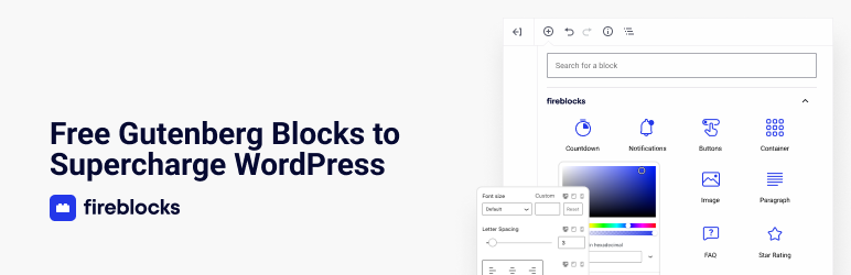 Gutenberg Blocks – FireBlocks Preview Wordpress Plugin - Rating, Reviews, Demo & Download
