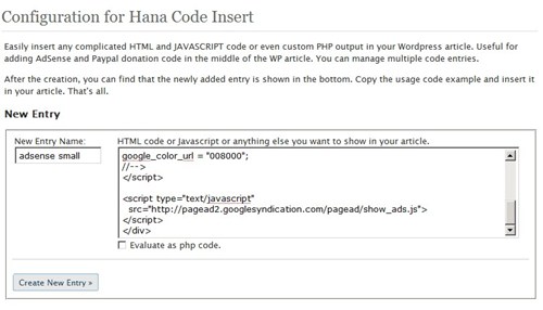 Hana Code Insert Preview Wordpress Plugin - Rating, Reviews, Demo & Download