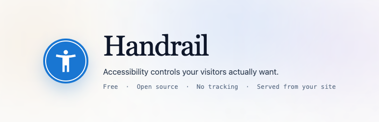 Handrail Accessibility Widget Preview Wordpress Plugin - Rating, Reviews, Demo & Download