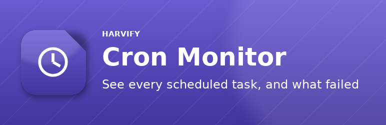 Harvify Cron Monitor Preview Wordpress Plugin - Rating, Reviews, Demo & Download